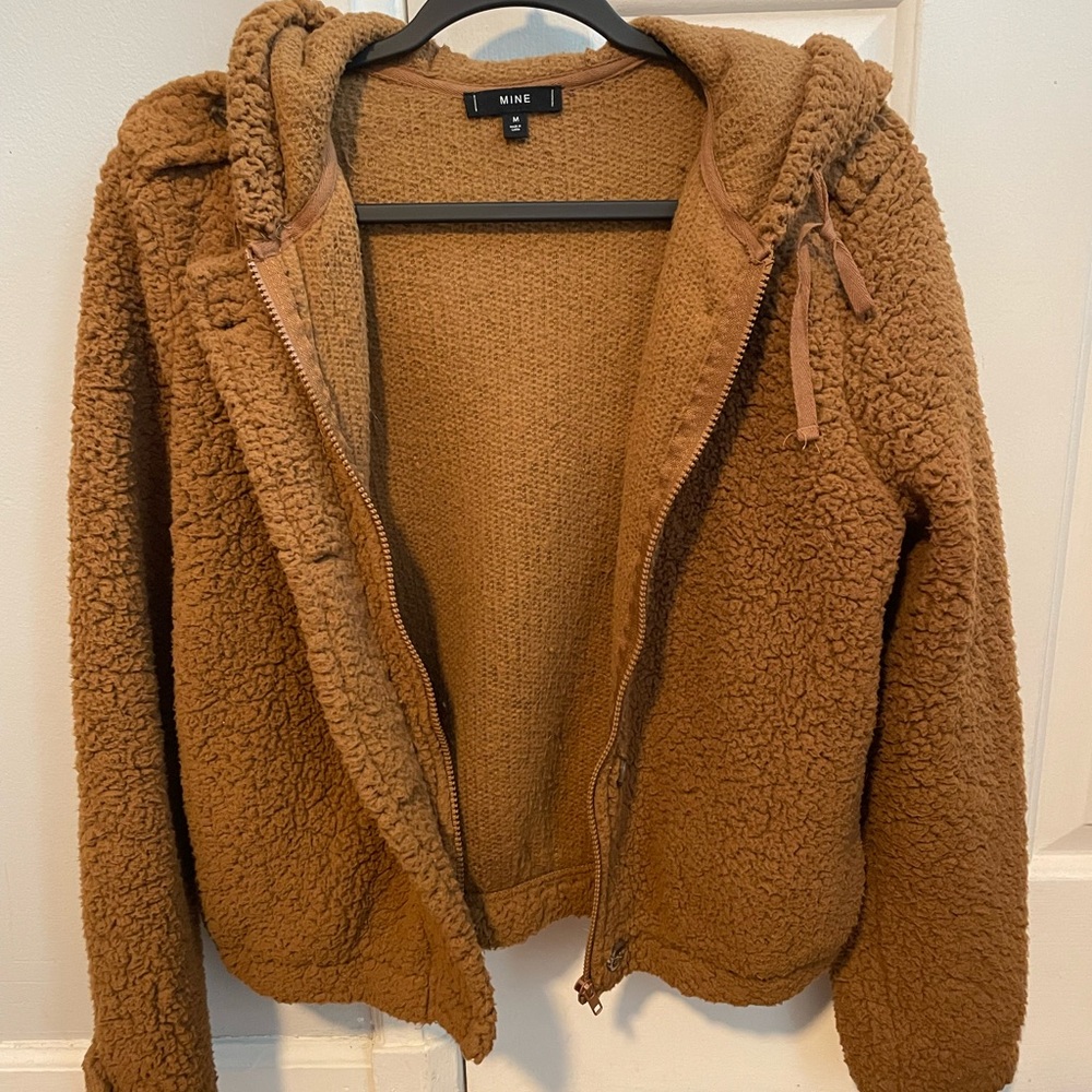 MINE Teddy Brown Sherpa Jacket